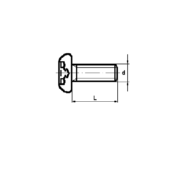 Śruba torx 4x20