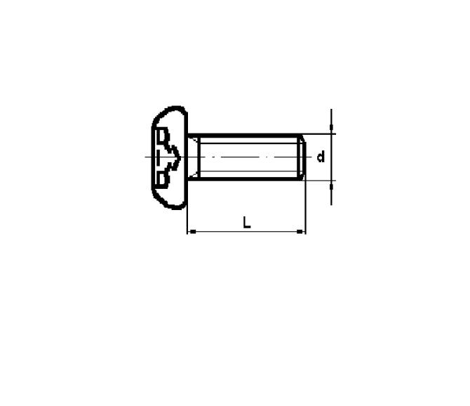 Śruba torx 4x20