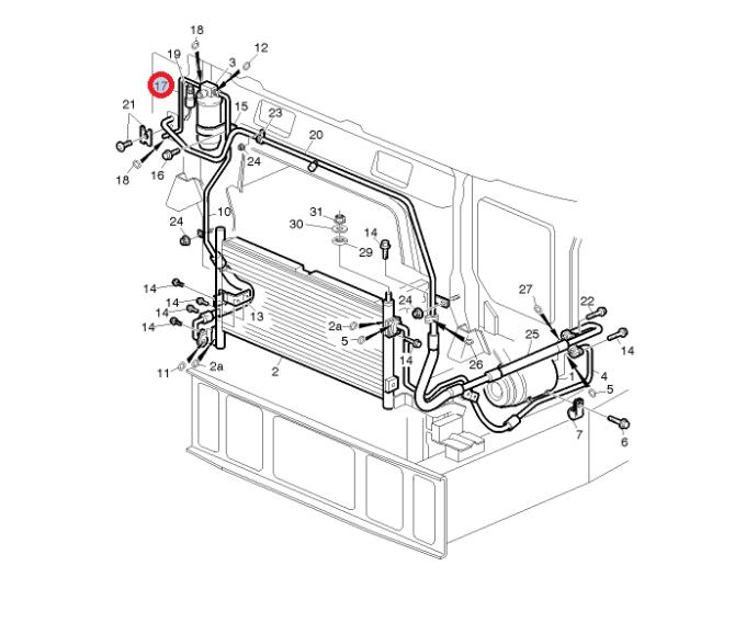 Przewód klimatyzacji FH 21067215