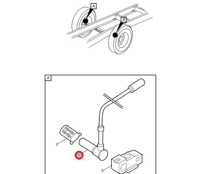 Czujnik abs lh