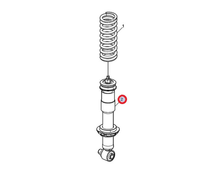 Amortyzator kabiny 23111328