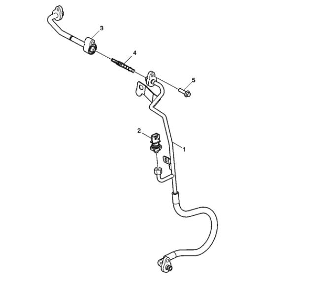 Przewód klimatyzacji 23610193