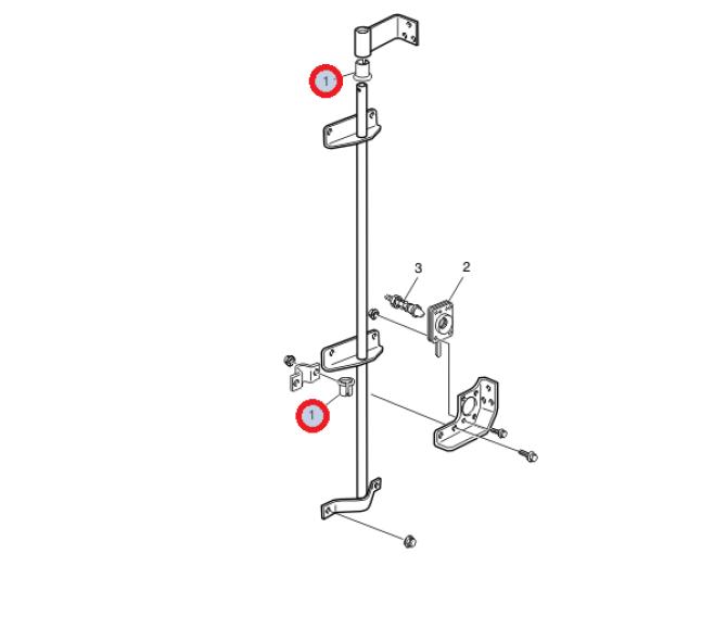 Tulejka łożysko spojlera 78597027