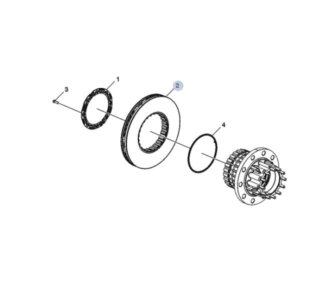Tarcza hamulcowa VOLVO 85103806