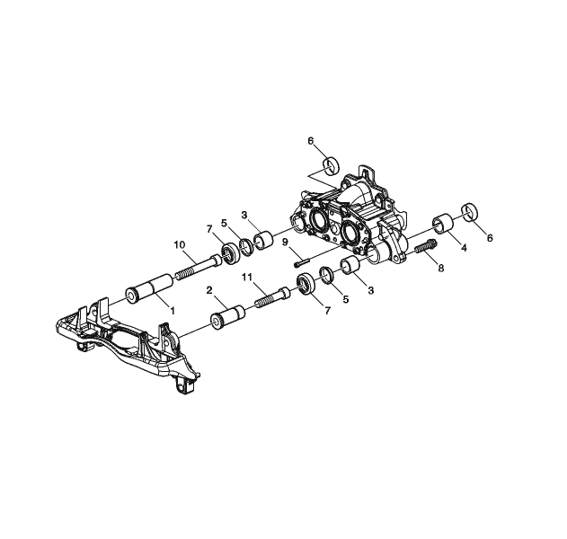 Kpl.naprawczy zacisku osi wlec