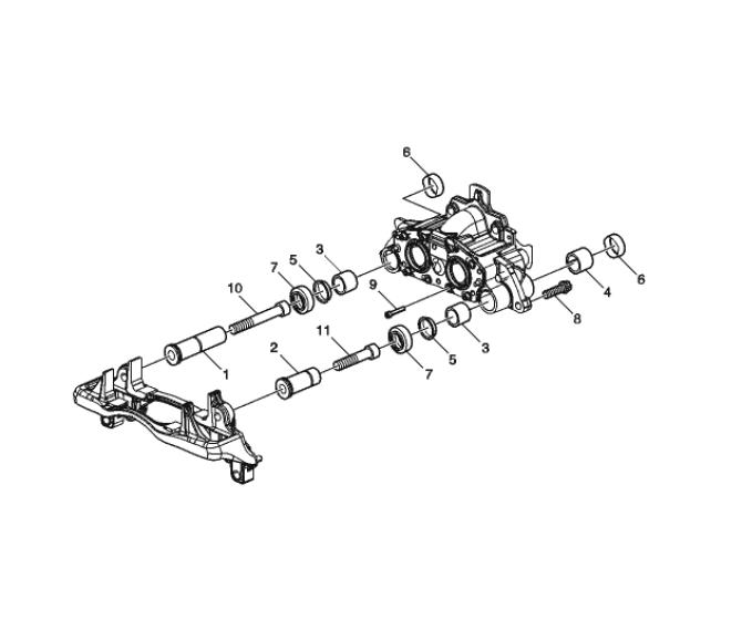 Kpl.naprawczy zacisku osi wlec