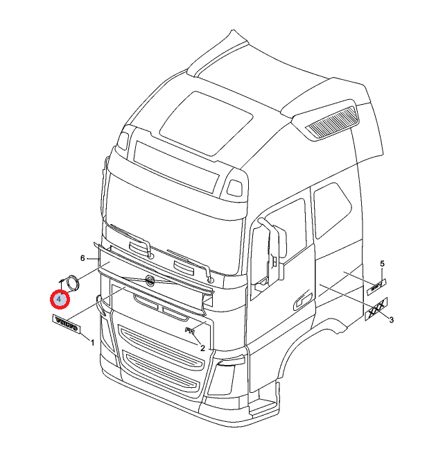 Emblemat vi -FH4 84059676