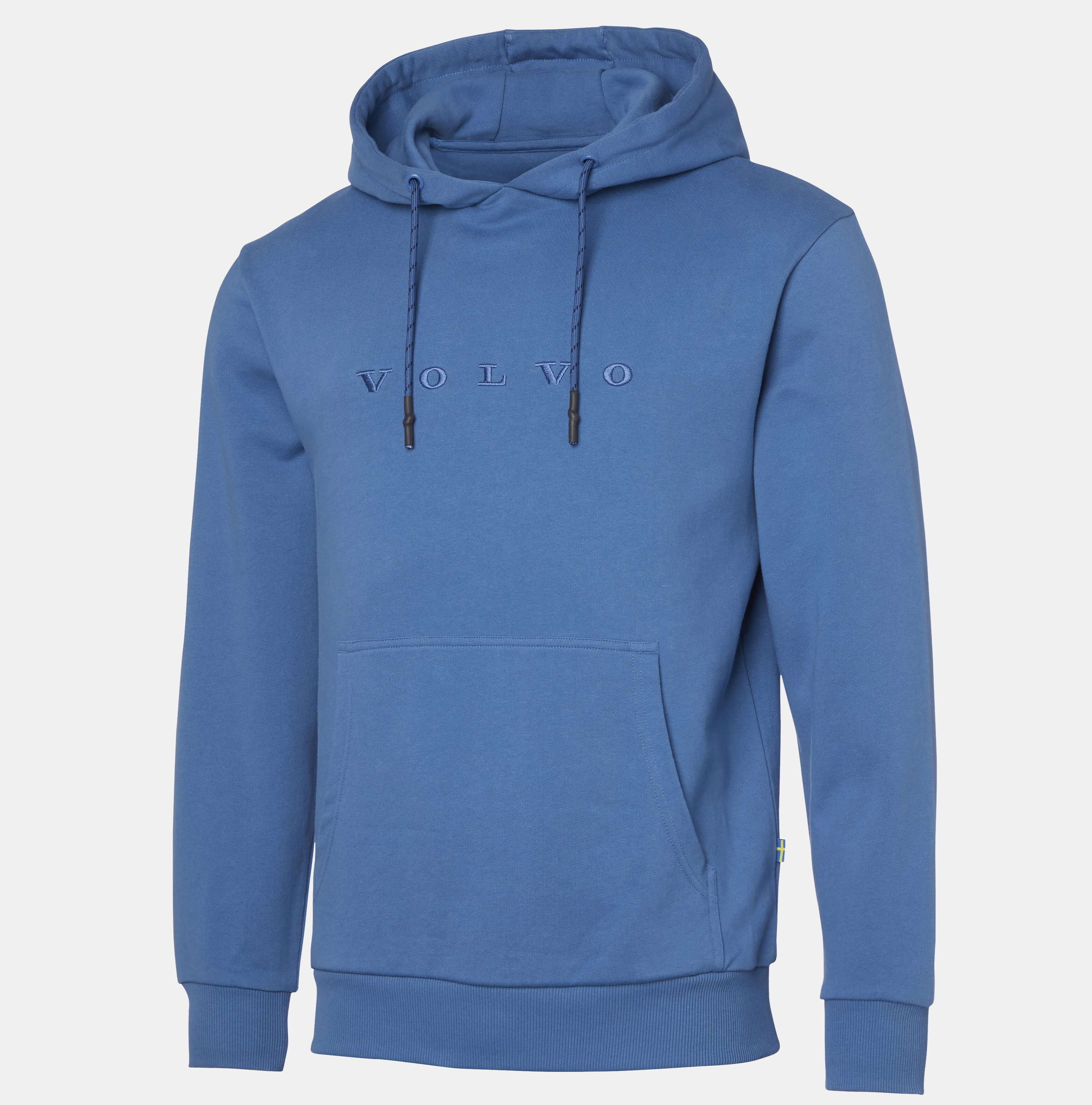 Bluza z kapturem - Volvo Word Mark - Niebieska - L