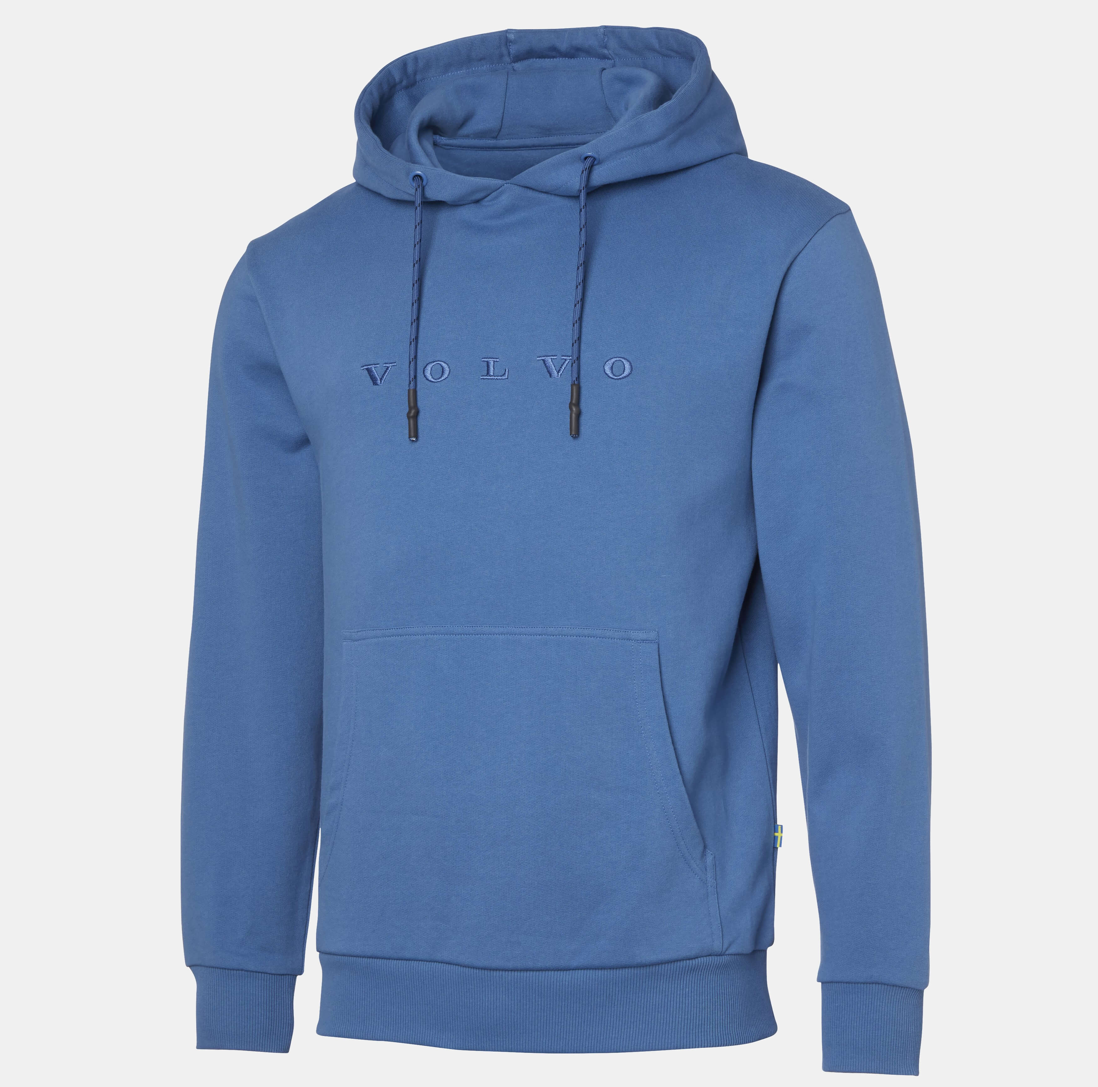 Bluza z kapturem - Volvo Word Mark - Niebieska - M