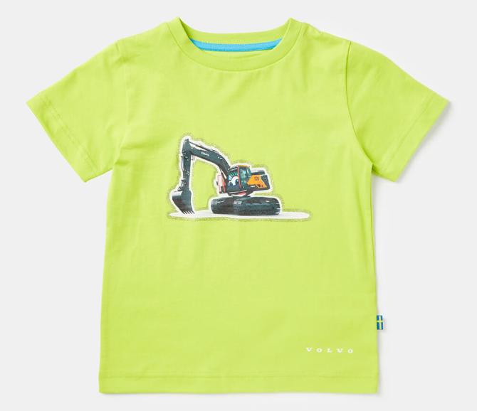 Koszulka dziecięca - Volvo Word Mark - Lime green - 98/104