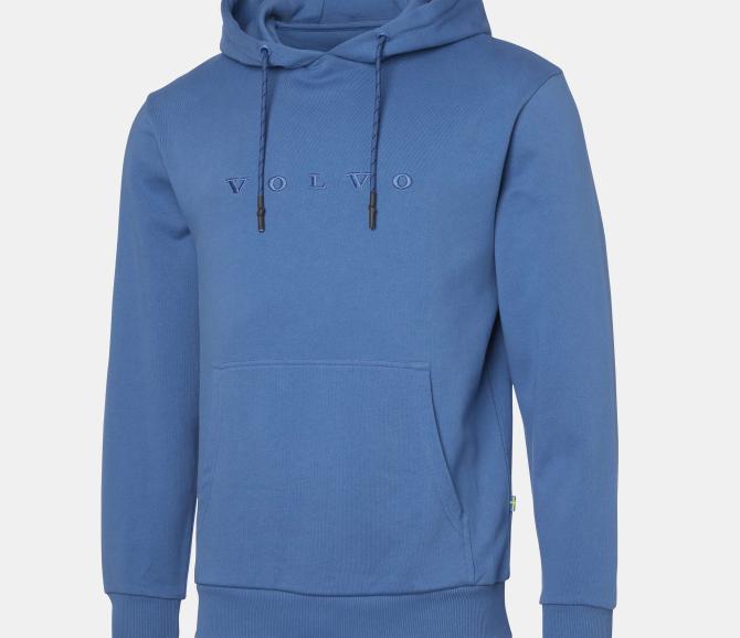 Bluza z kapturem - Volvo Word Mark - Niebieska - 2XL