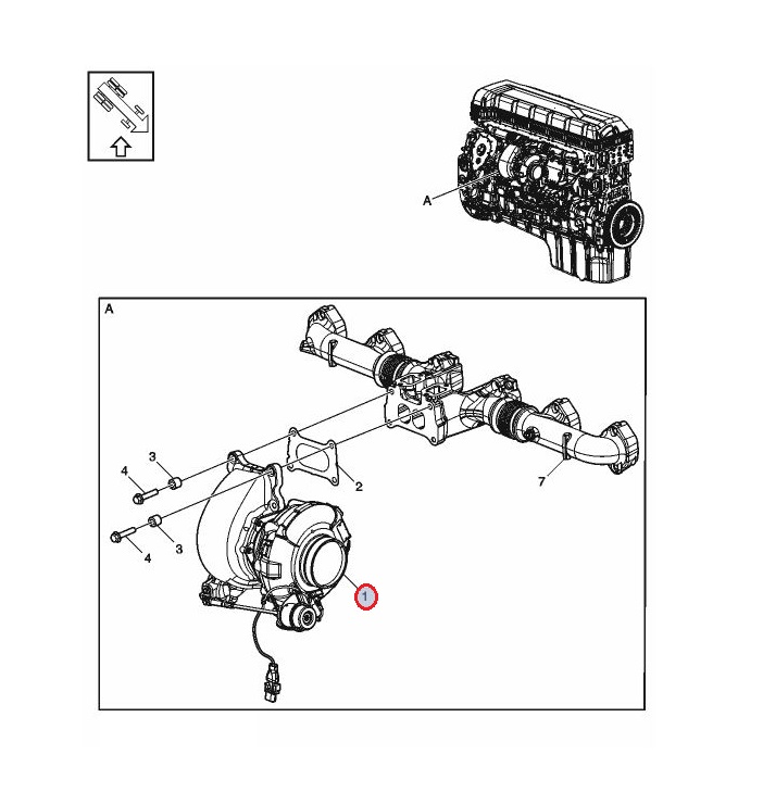 Turbosprężarka FH4 Volvo 85023695, REMAN