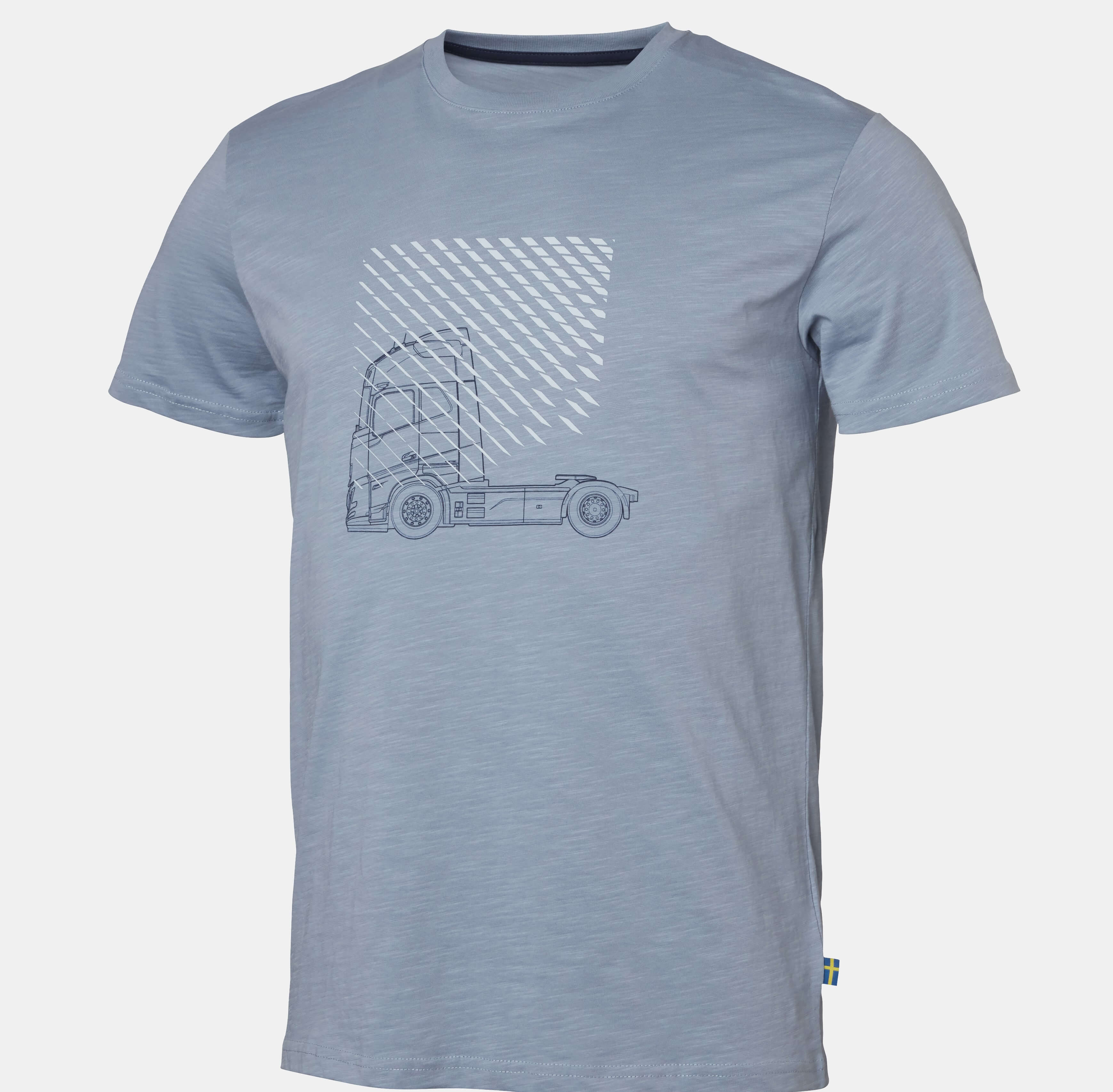 Koszulka Extended Tee - Volvo Word Mark - Light Blue - L