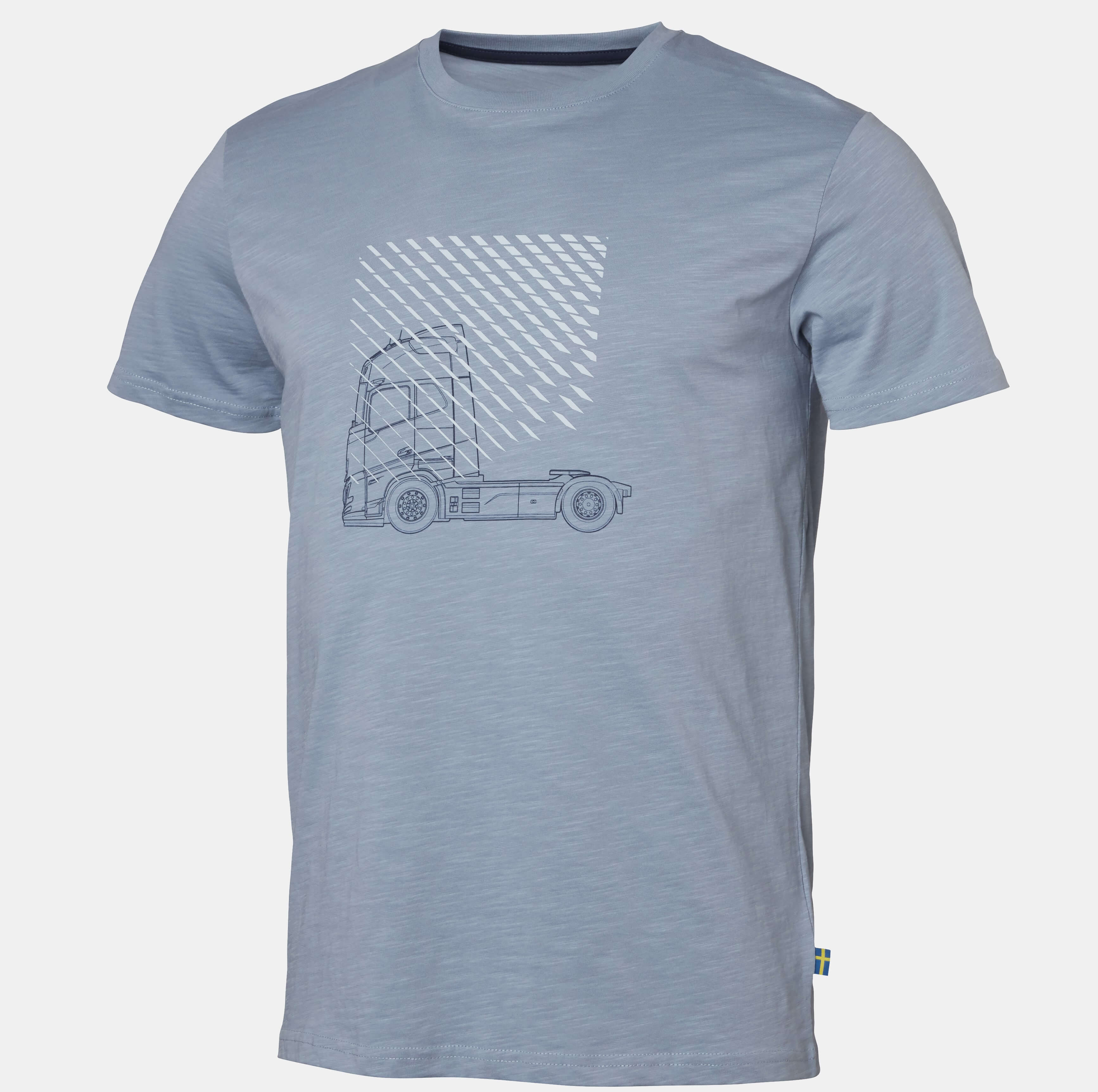 Koszulka Extended Tee - Volvo Word Mark - Light Blue - M
