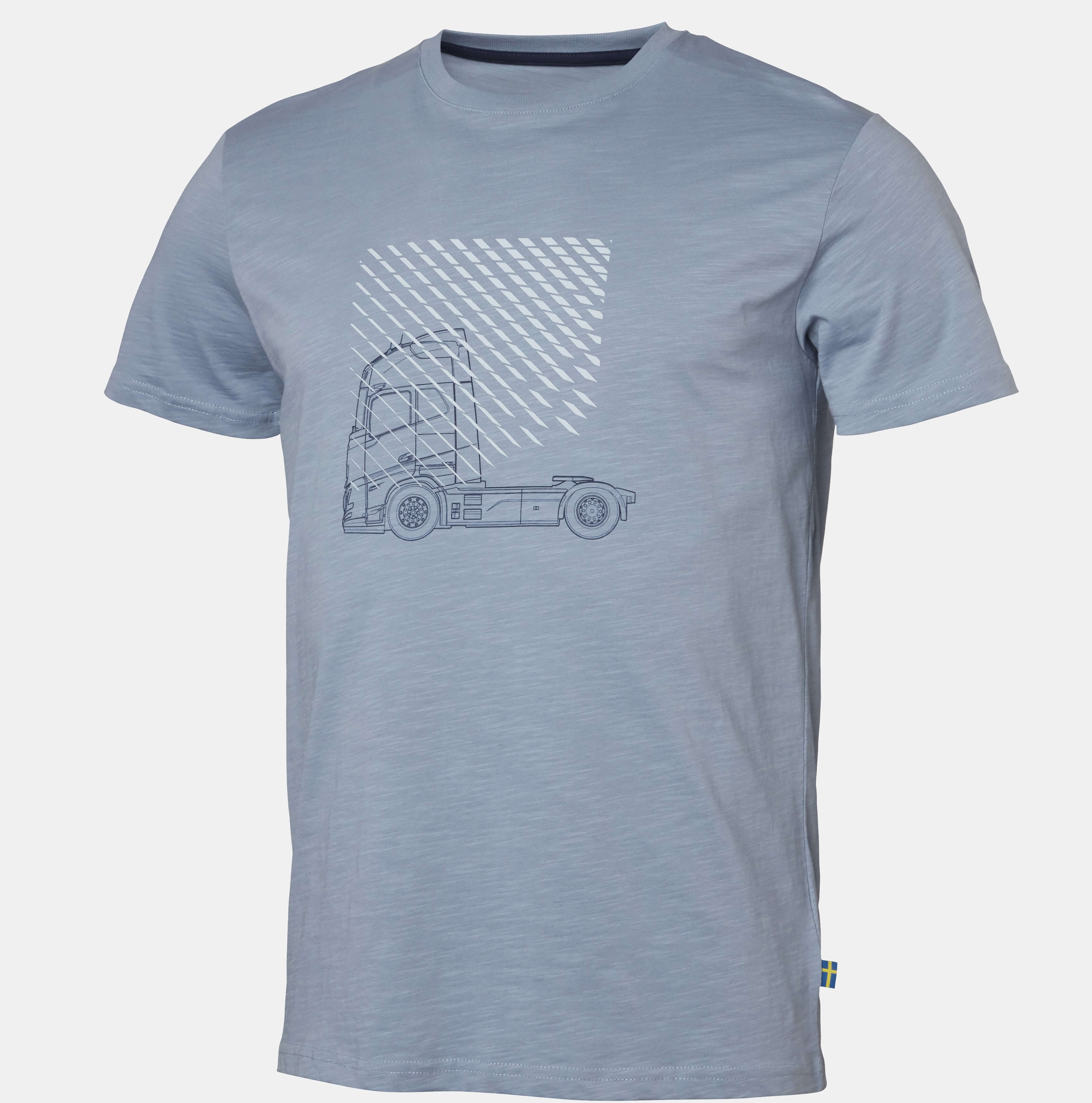 Koszulka Extended Tee - Volvo Word Mark - Light Blue - XL
