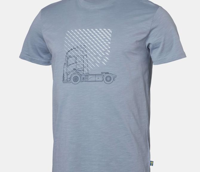 Koszulka Extended Tee - Volvo Word Mark - Light Blue - XL