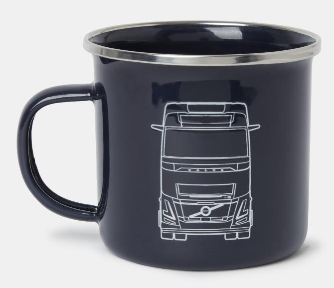 Kubek Emaliowany - Volvo -  