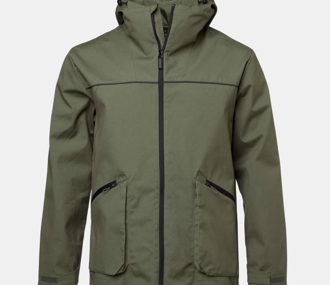 Kurtka - Cotton Canvas - Volvo Word Mark - Green - rozmiar L