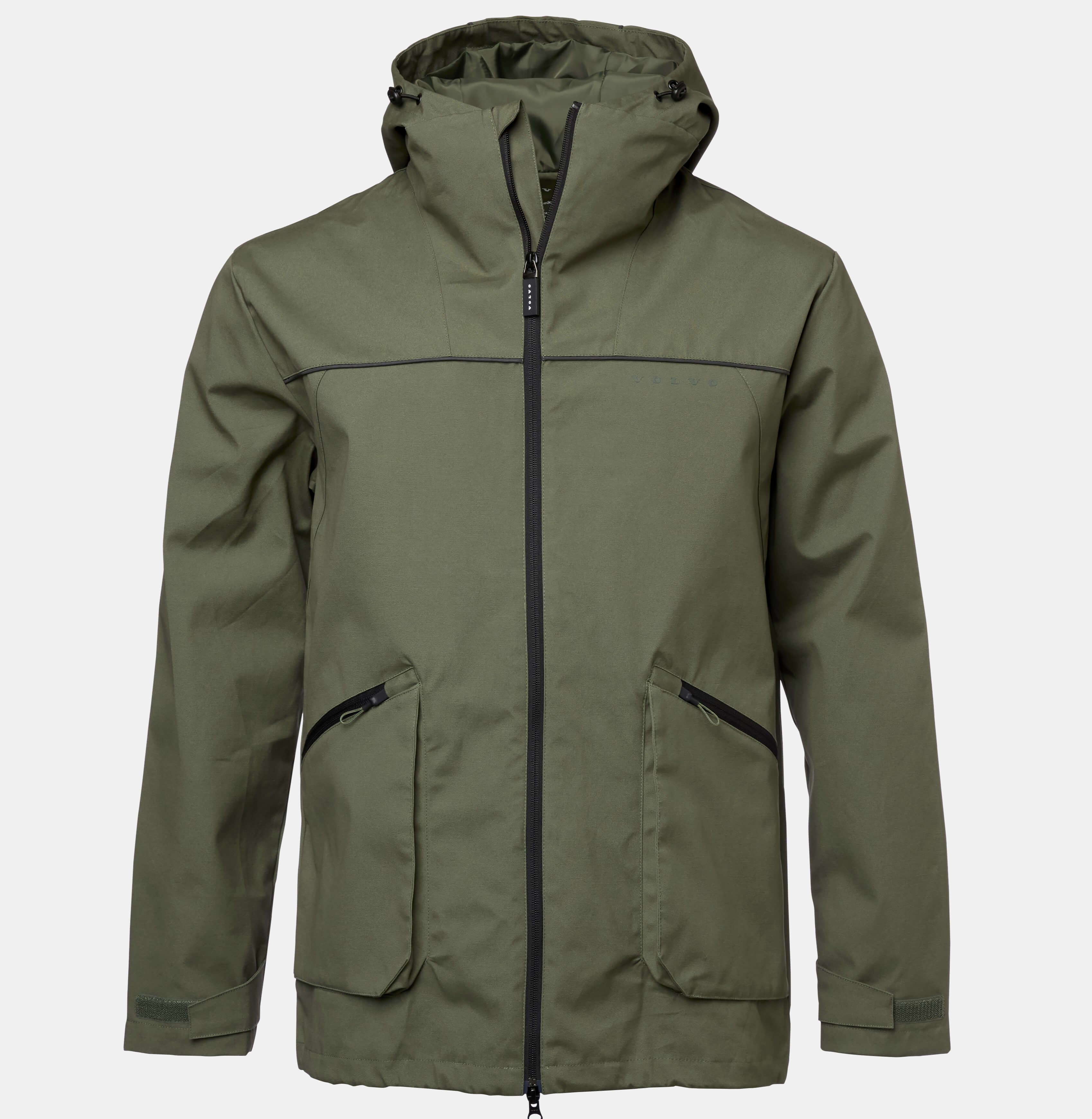 Kurtka - Cotton Canvas - Volvo Word Mark - Green - rozmiar M