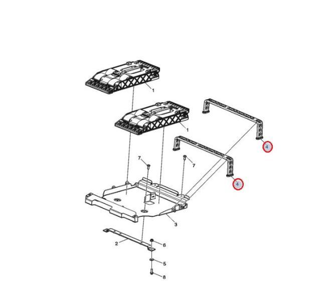 Pas gumowy blokowania klinów 20552921