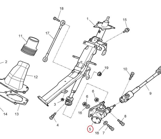 Przekładnia kierownicza Renault Maxity 5001871507