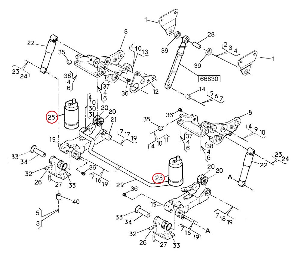 Poduszka zawieszenia kabiny 5010629784