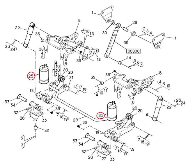 Poduszka zawieszenia kabiny 5010629784