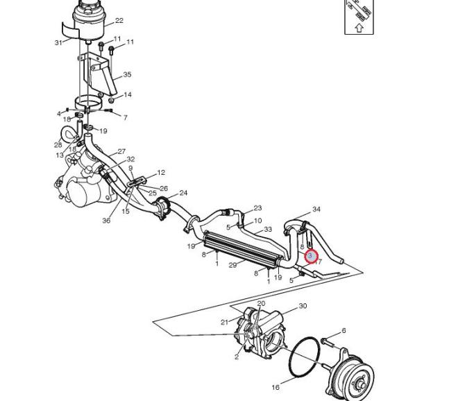 Przewód hydrauliczny układu wspomagania 20909063