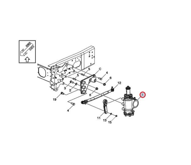 Przekładnie kierownicza Volvo FH4, FM4, REMAN 85030788