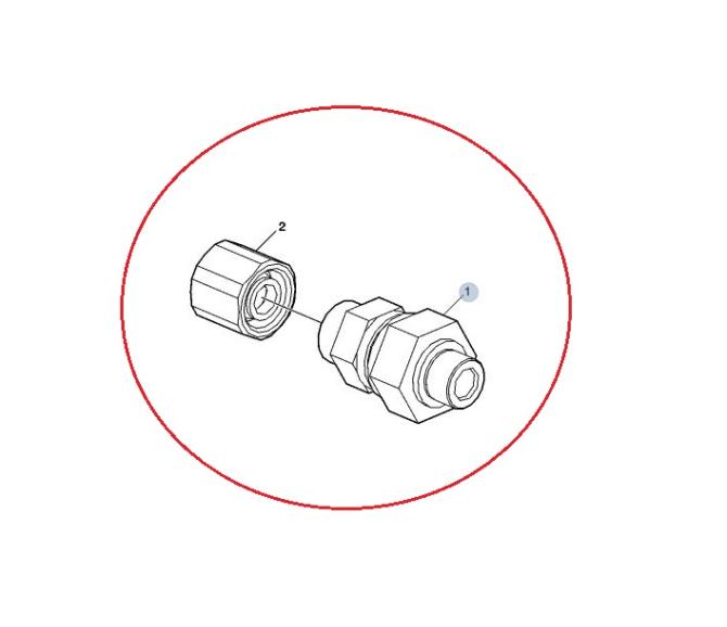 Szybkozłącze układu wspomagania 23762909