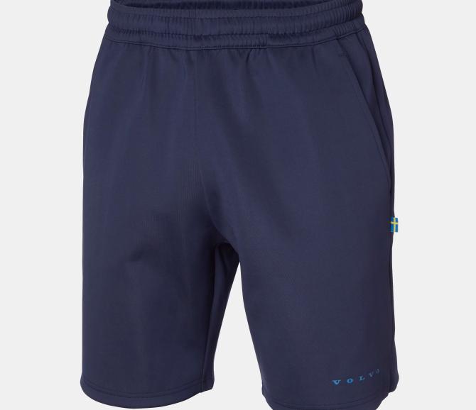 Szorty - Leisure Shorts - Volvo Word Mark - Navy Blue - S