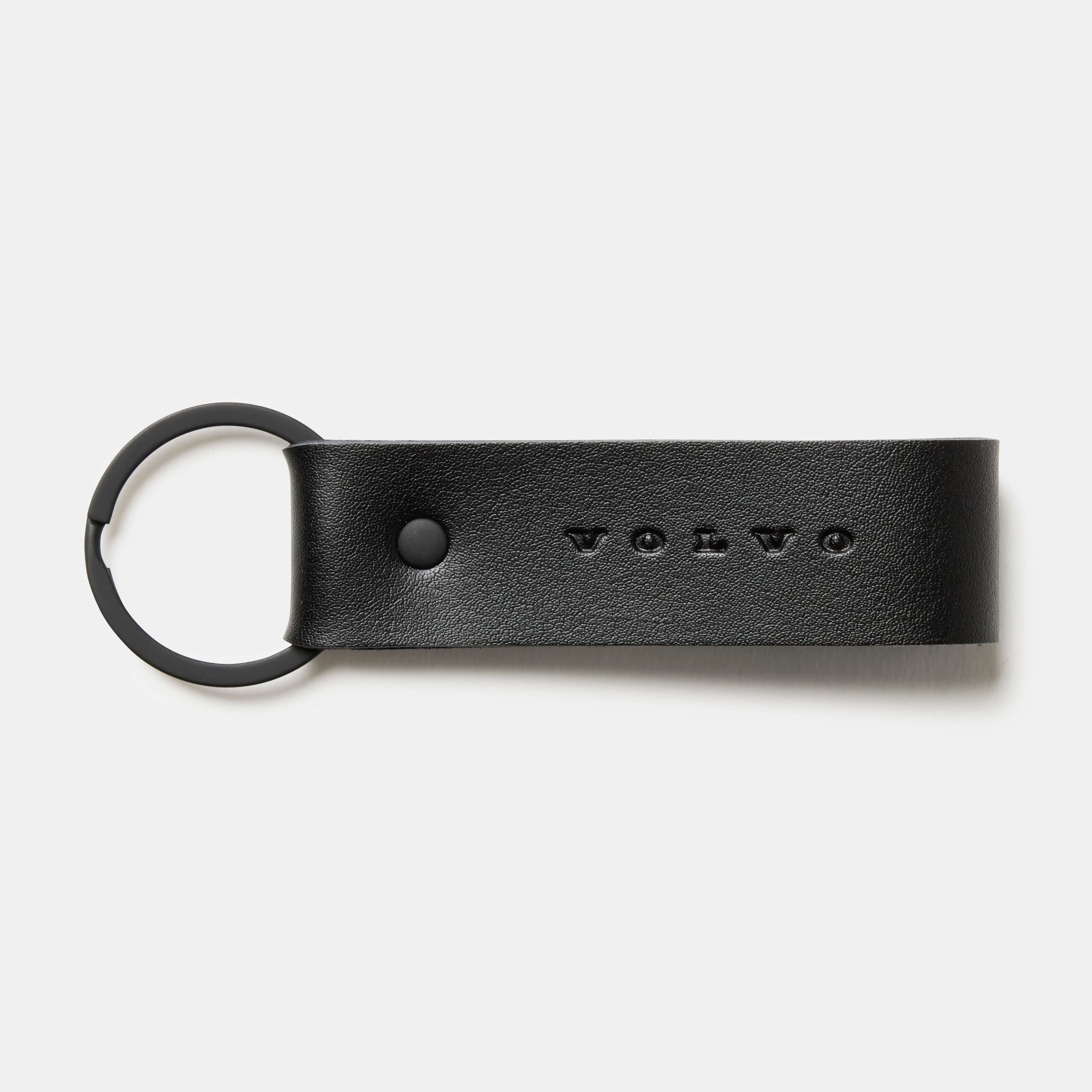 Brelok VOLVO  Word Mark Leather Keyring 