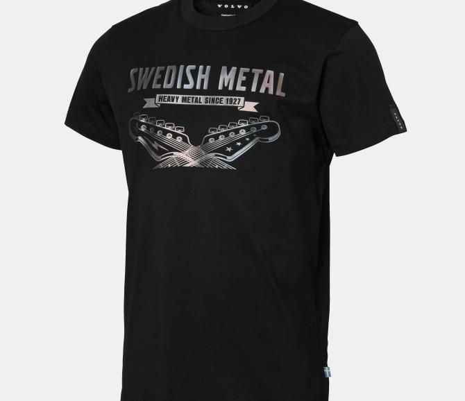 Koszulka Swedish Metal Tee - Volvo Word Mark - Black - rozmiar 2XL