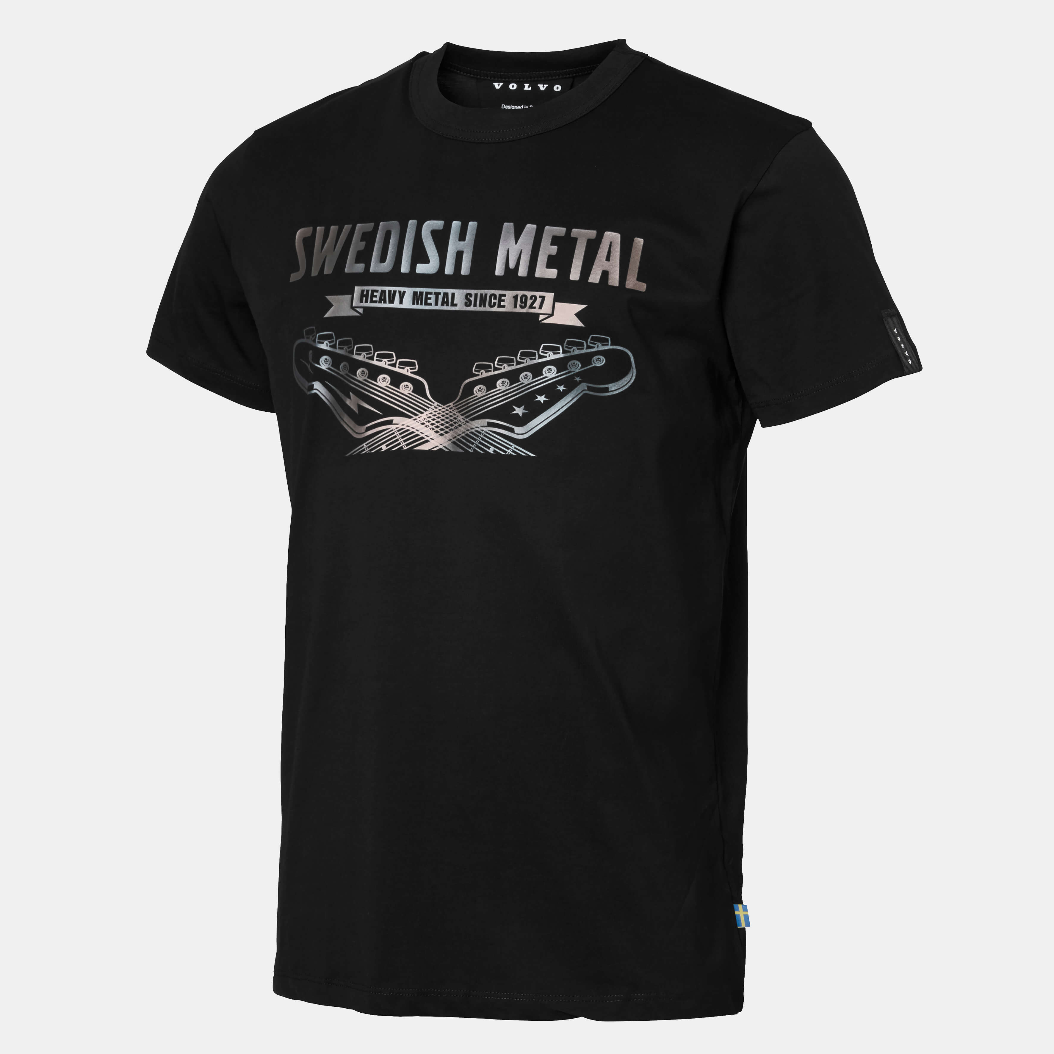 Koszulka Swedish Metal Tee - Volvo Word Mark - Black - rozmiar L
