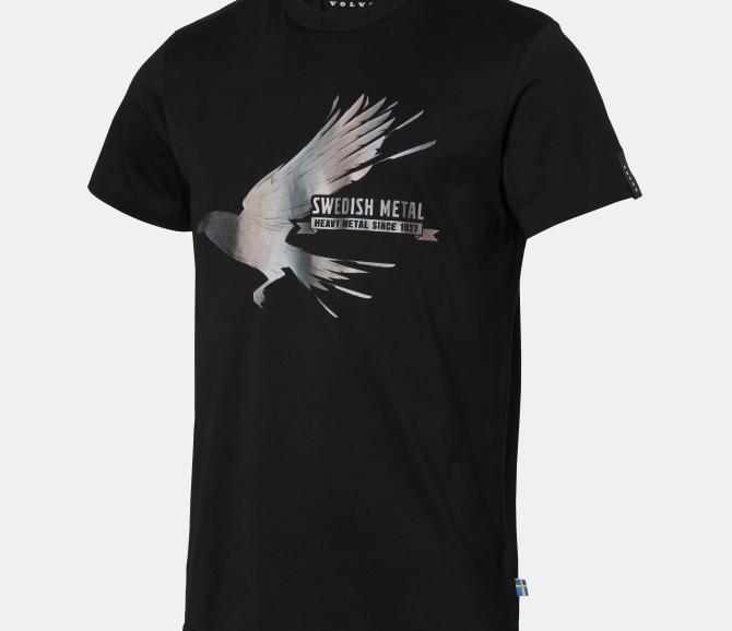 Koszulka Raven Tee - Volvo Word Mark - Black - rozmiar M