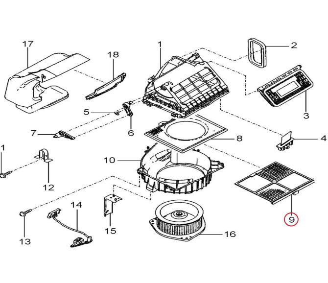 Filtr powietrza kabiny Renault Maxity 5001875659