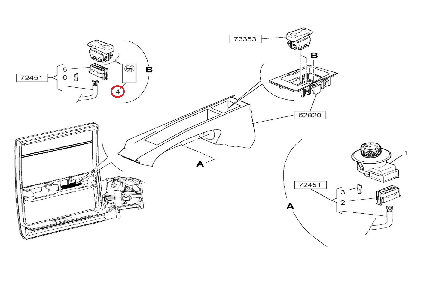 Przełącznik sterowania szyb reuanul premium 5010589785