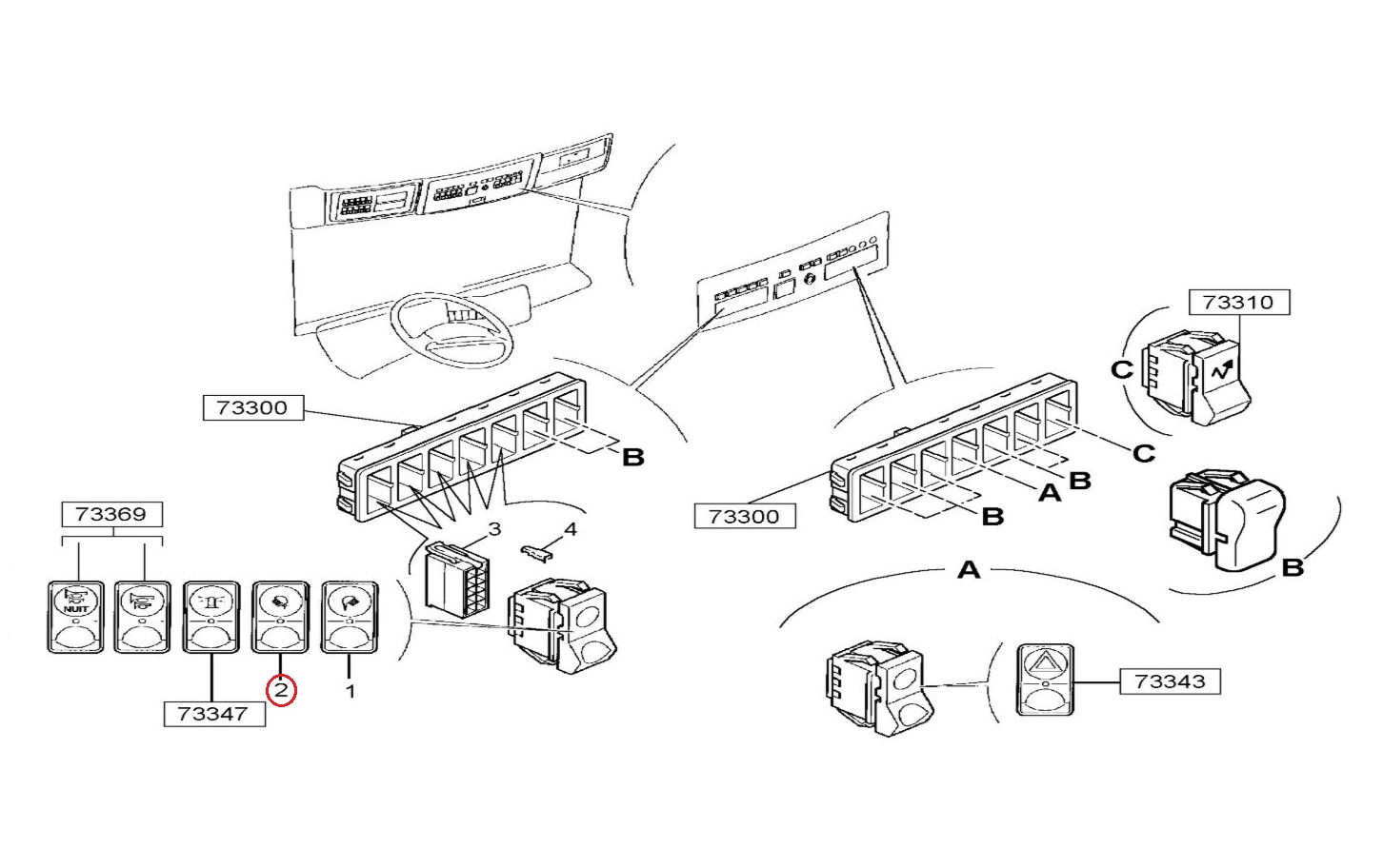 Wyłącznik świateł 5010589870