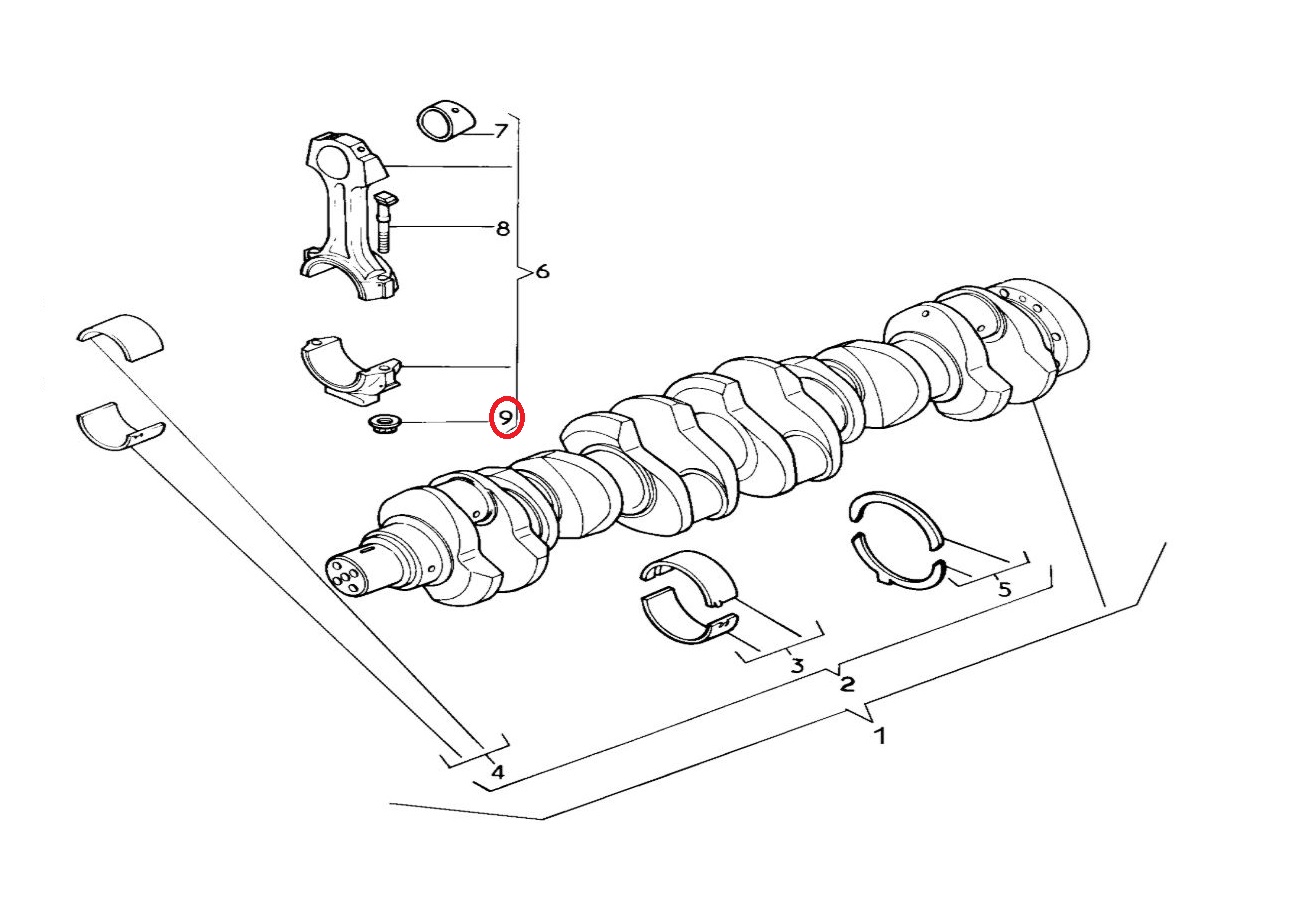 Nakrętka korbowodu 5000694646
