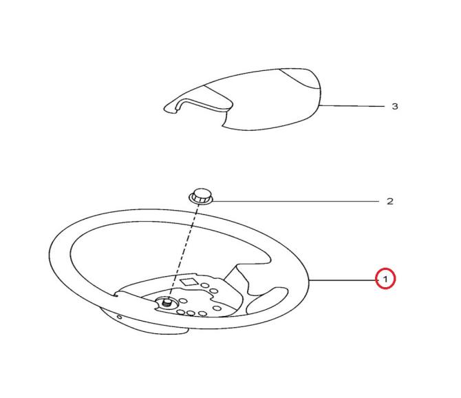 Koło kierownicy Renault Maxity 5001872534