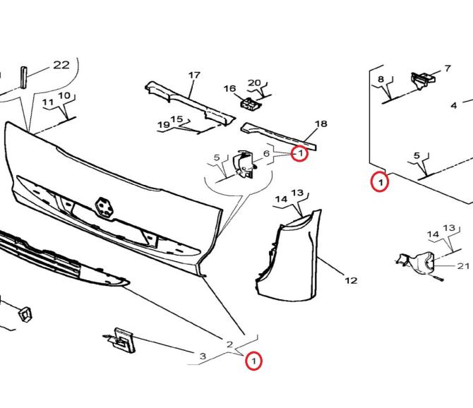 Atrapa do malowania Renault Midlum 5010578650