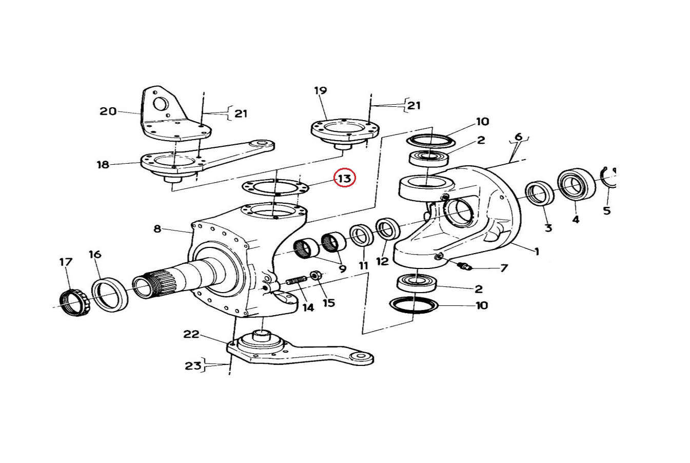 Uszczelka zwrotnicy Renault Kreax 5000685293