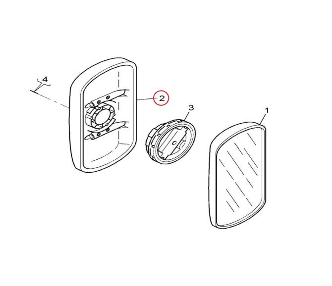 Obudowa lusterka zewnętrzna Renault Mascott 5001847281