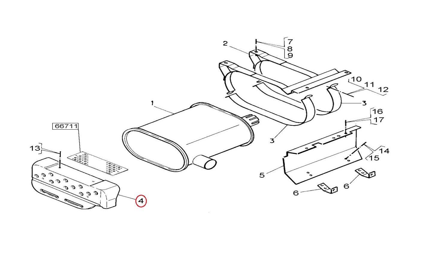 Osłona tłumika Renault Premium 5010269314