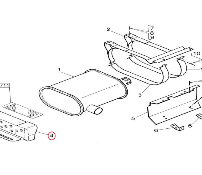 Osłona tłumika Renault Premium 5010269314