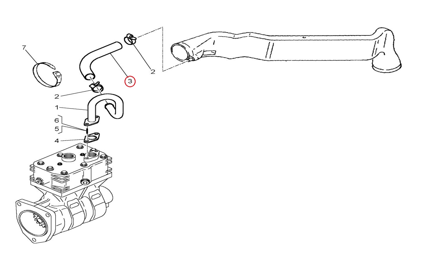 Przewód gumowy 5200530580