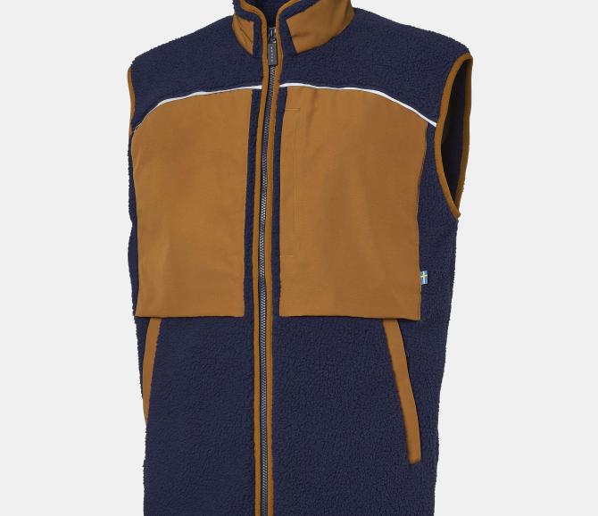 Kamizelka Performance Fleece - Volvo Word Mark - Navy Blue - 3XL