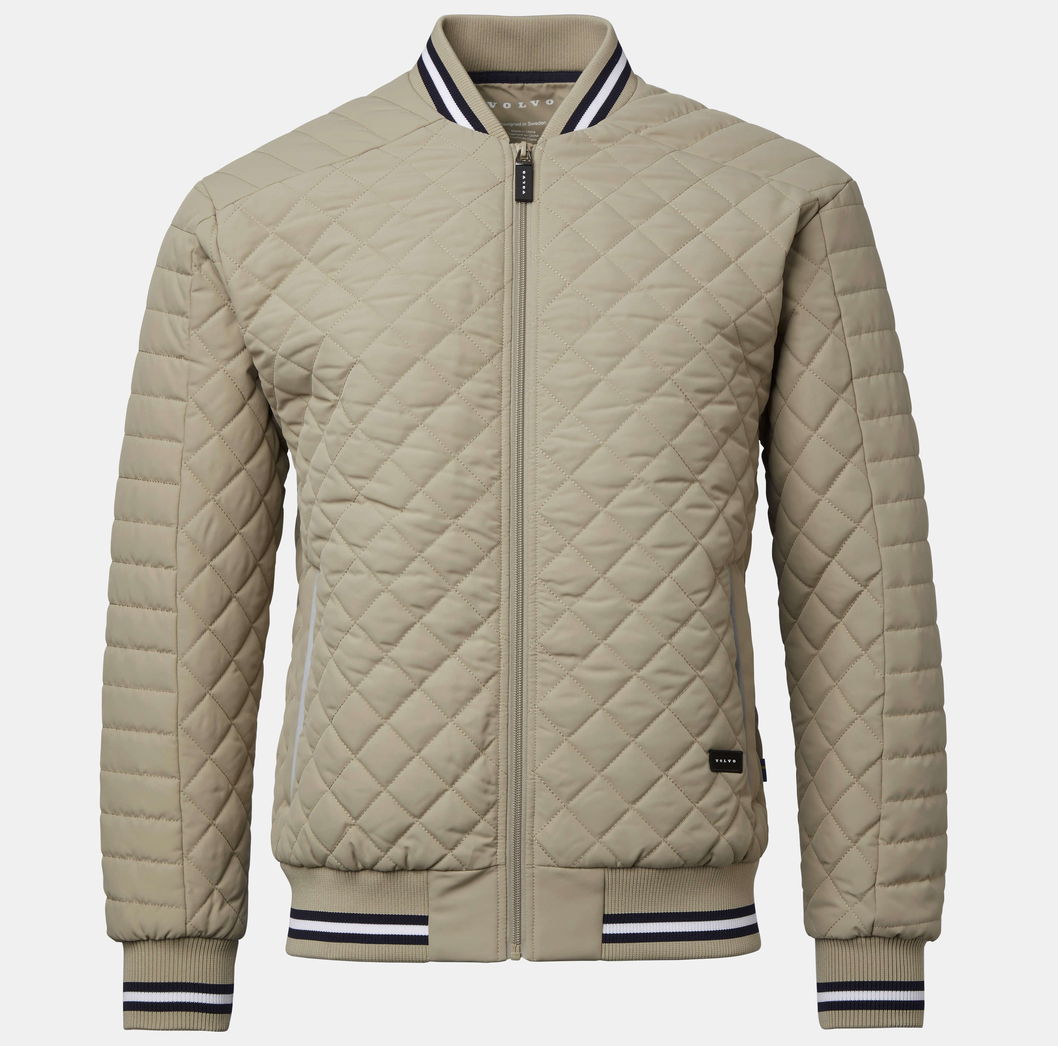 Kurtka Quilted Jacket - Volvo Word Mark - Sand - rozmiar 3XL