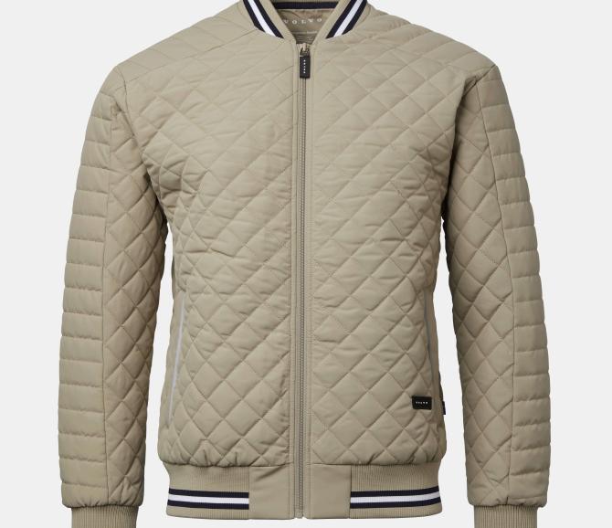 Kurtka Quilted Jacket - Volvo Word Mark - Sand - rozmiar M