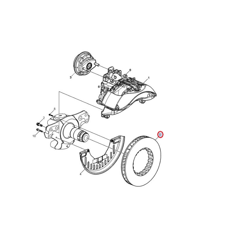 Tarcza hamulcowa D41 Volvo 24505659